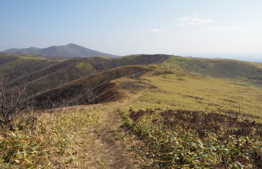 trail on hillside