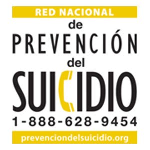suicide prevention lifeline spanish logo